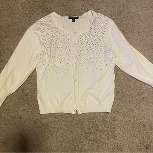 Top Knit Bedazzled Sweater